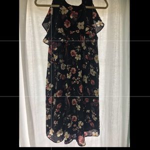 Maurice’s black floral dress